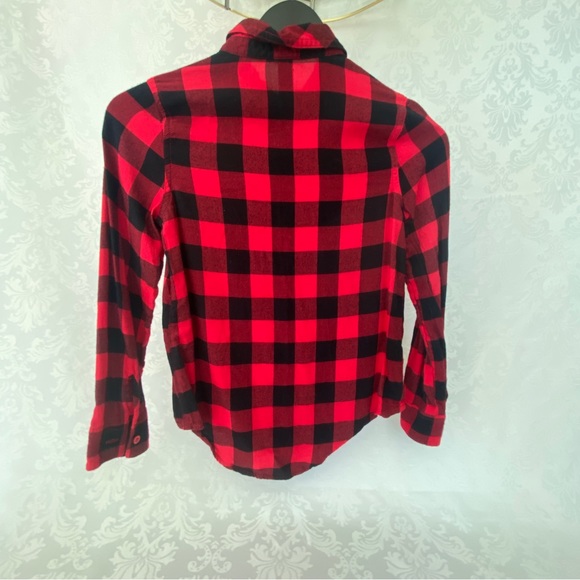Girls Flannel, Buffalo Check, Justice, SZ (10) - Picture 6 of 6